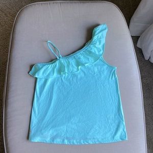 Lilly Pulitzer ruffle tank top